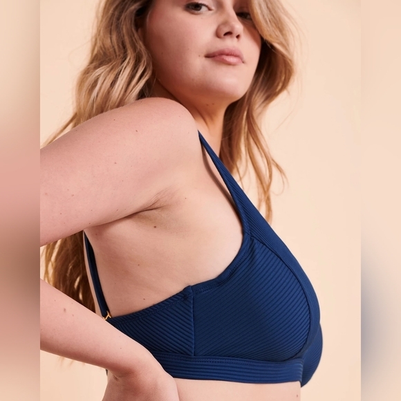 BLEU ROD  BEATTIE-WALK THE LINE D Cup Bikini Top - Picture 2 of 7